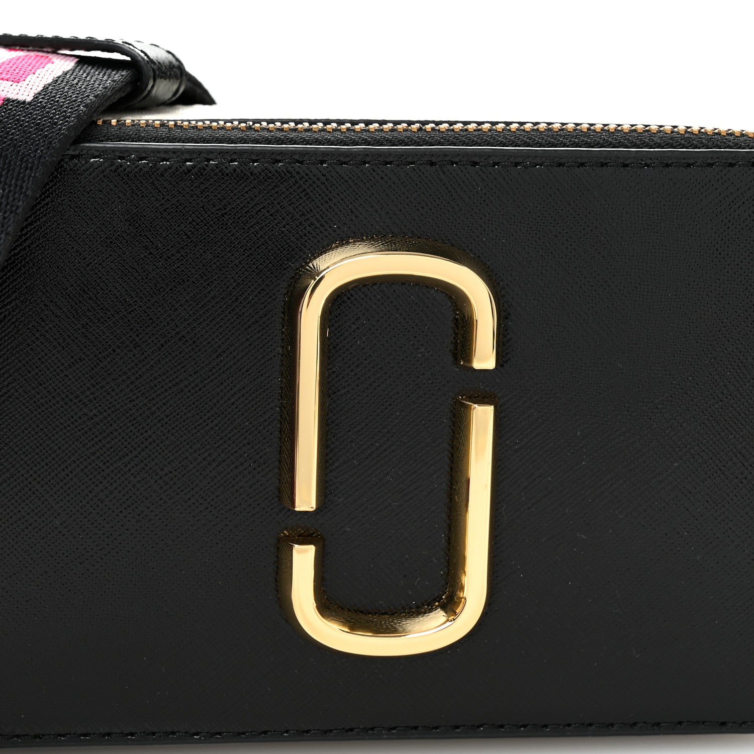 Marc Jacobs Saffiano Snapshot Camera Bag Black Grey 7 of 9