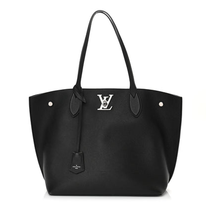 Louis Vuitton Calfskin Lockme Go Tote Black 1 of 11