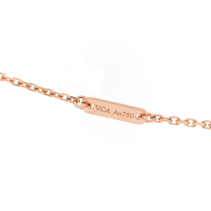 Van Cleef & Arpels 18K Rose Gold Sweet Alhambra Pendant Necklace 5 of 7