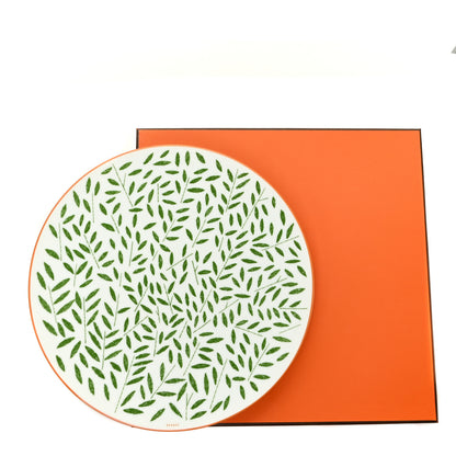Hermes Porcelain A Walk In The Garden Dinner Plate Set of 2 4 of 4