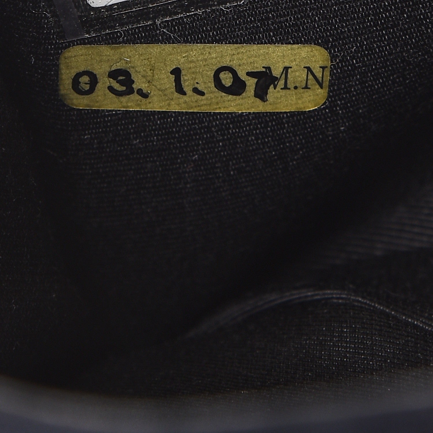 Chanel Printed Canvas Symbols Pochette Black 7 of 8