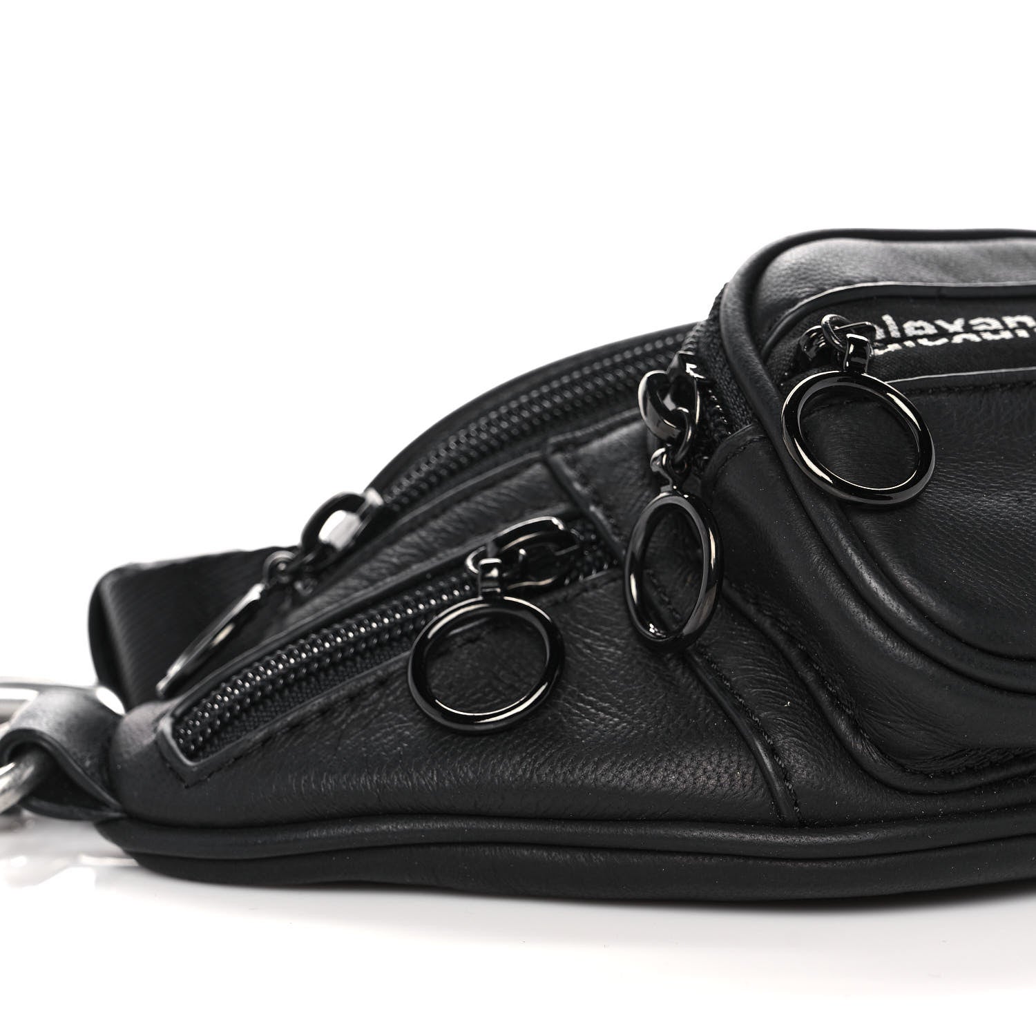 Alexander Wang Lambskin Attica Mini Belt Bag Black 9 of 10