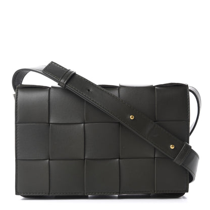Bottega Veneta Lambskin Maxi Intrecciato Cassette Crossbody Bag Camping 1 of 9