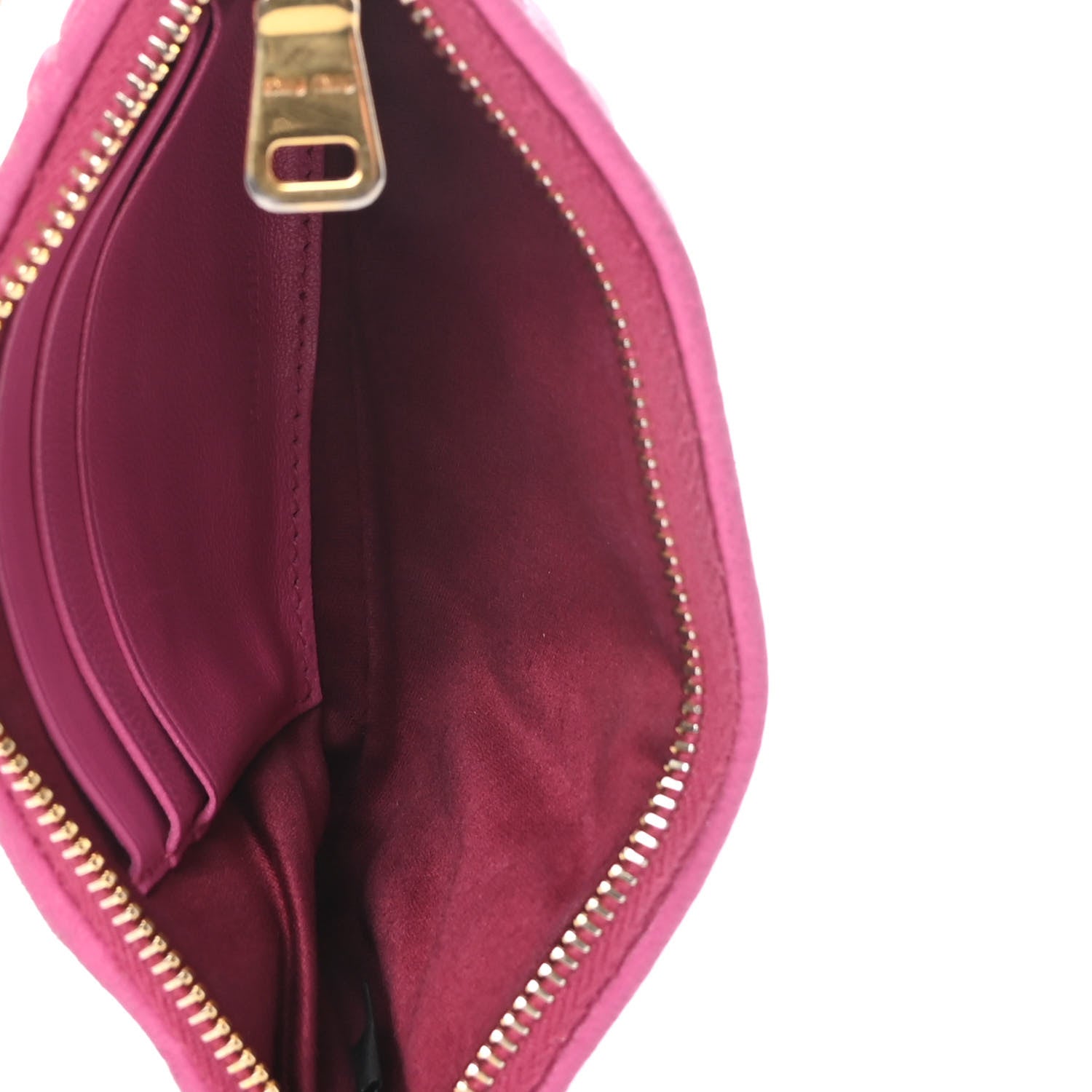 Miu Miu Nappa Matelasse Pouch Fuxia 5 of 14