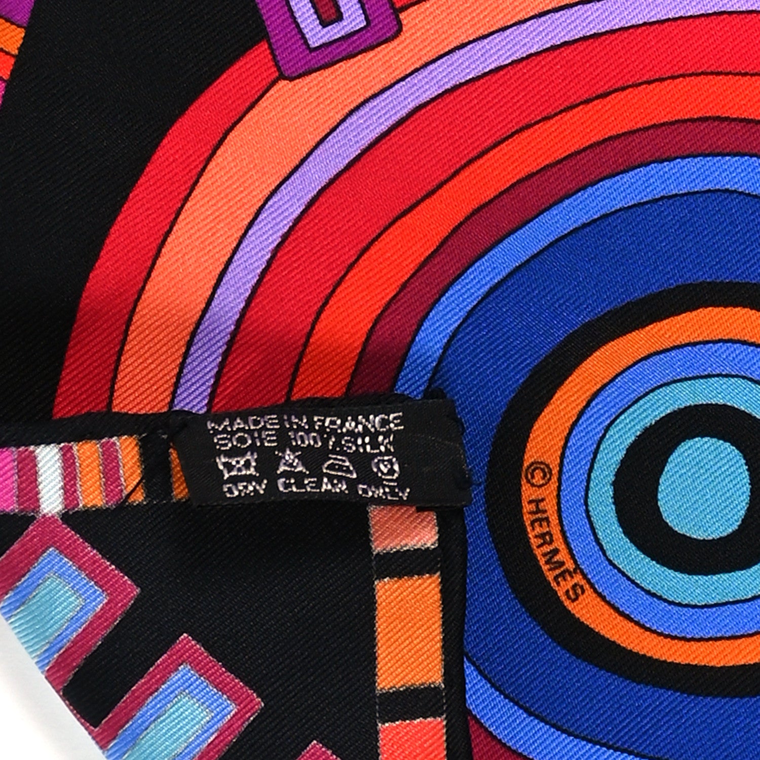 Hermes Silk Tohu Bohu Scarf 90 3 of 3