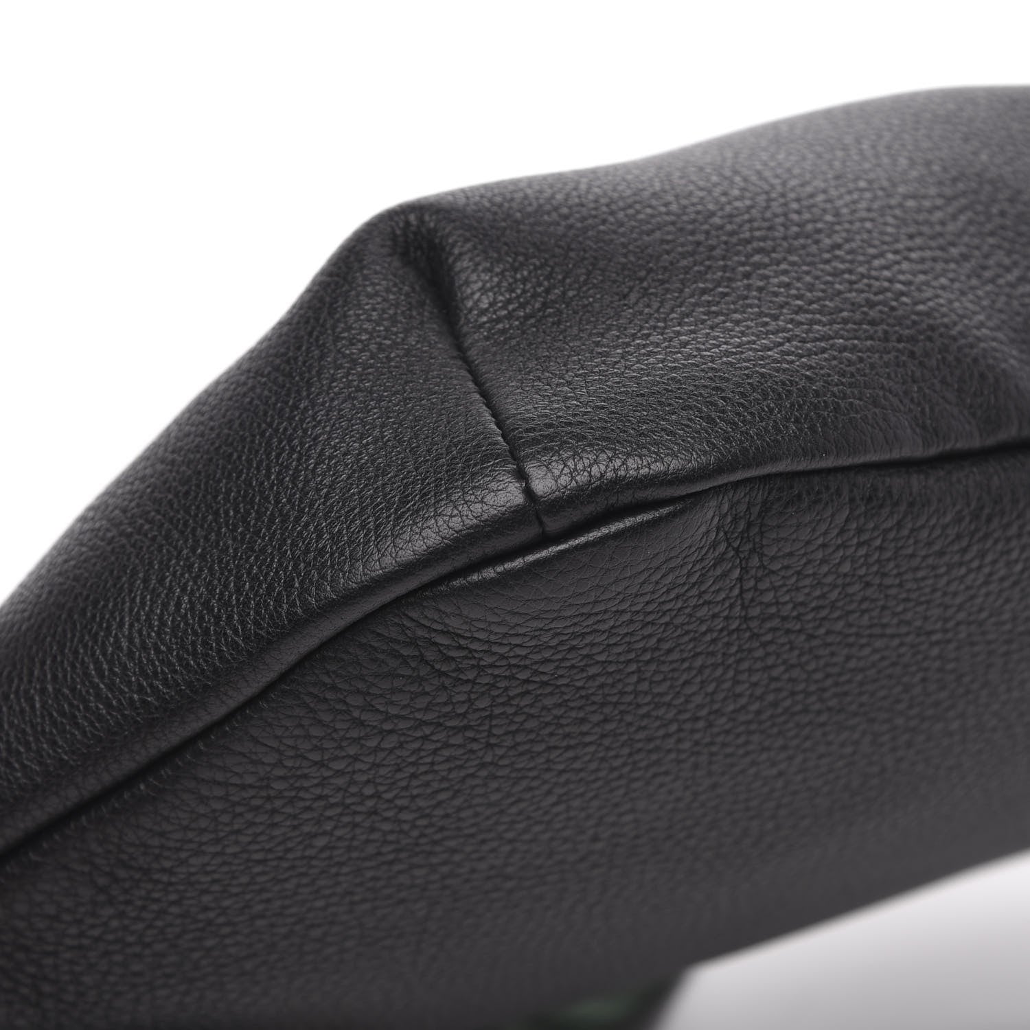 Gucci Grained Calfskin Logo Belt Bag Black 8 of 10
