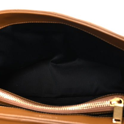 Saint Laurent Calfskin Y Quilted Monogram Medium Loulou Chain Satchel Dark Natural 5 of 11