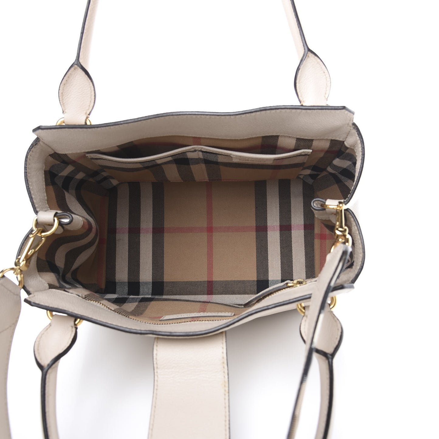 Soft Grain Calfskin Medium Buckle Tote Limestone