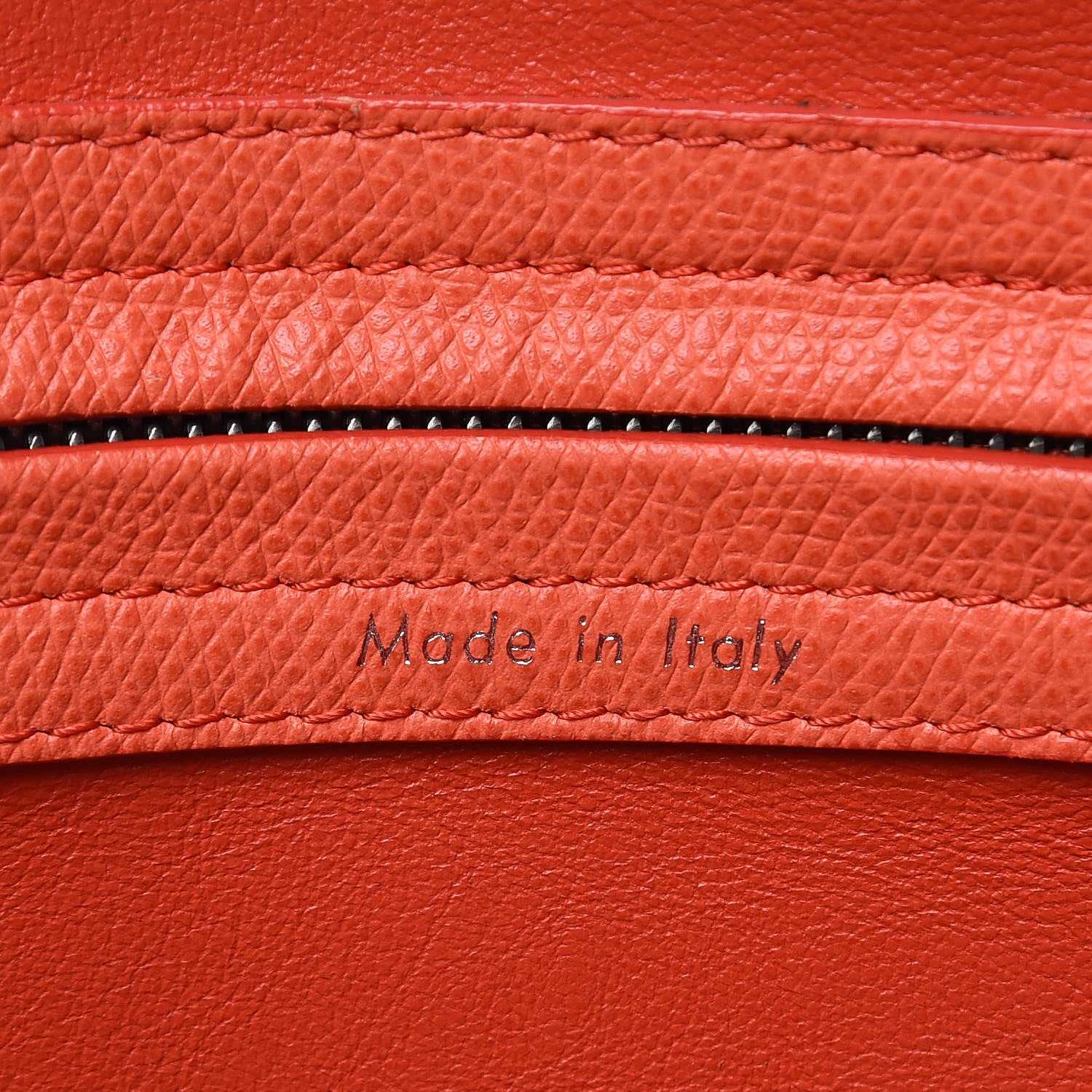 Celine Grained Calfskin Medium Phantom Luggage Coral 7 of 19