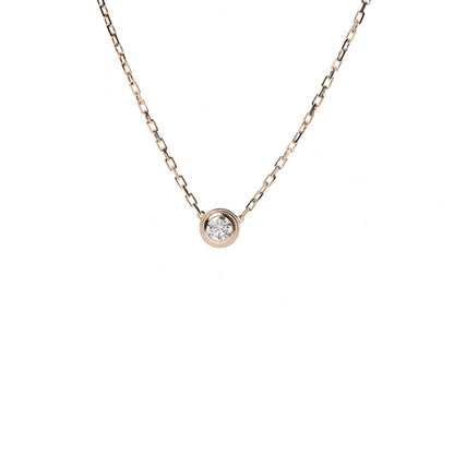 Cartier 18K Pink Gold Diamond LM D'Amour Pendant Necklace 4 of 6