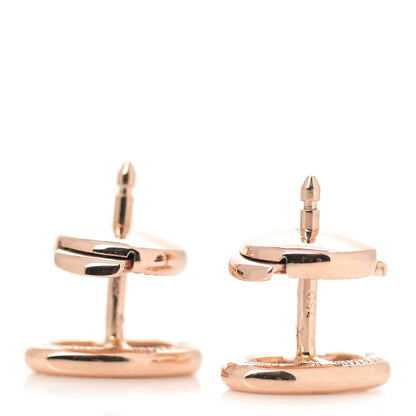 Hermes 18K Rose Gold TPM Farandole Stud Earrings 3 of 6