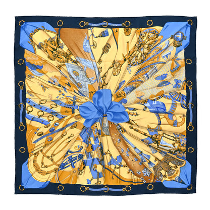 Hermes Silk Soleil De Soie Scarf 90 1 of 5