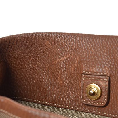 Prada Jacquard Logo Hobo Corda Cuoio 12 of 17