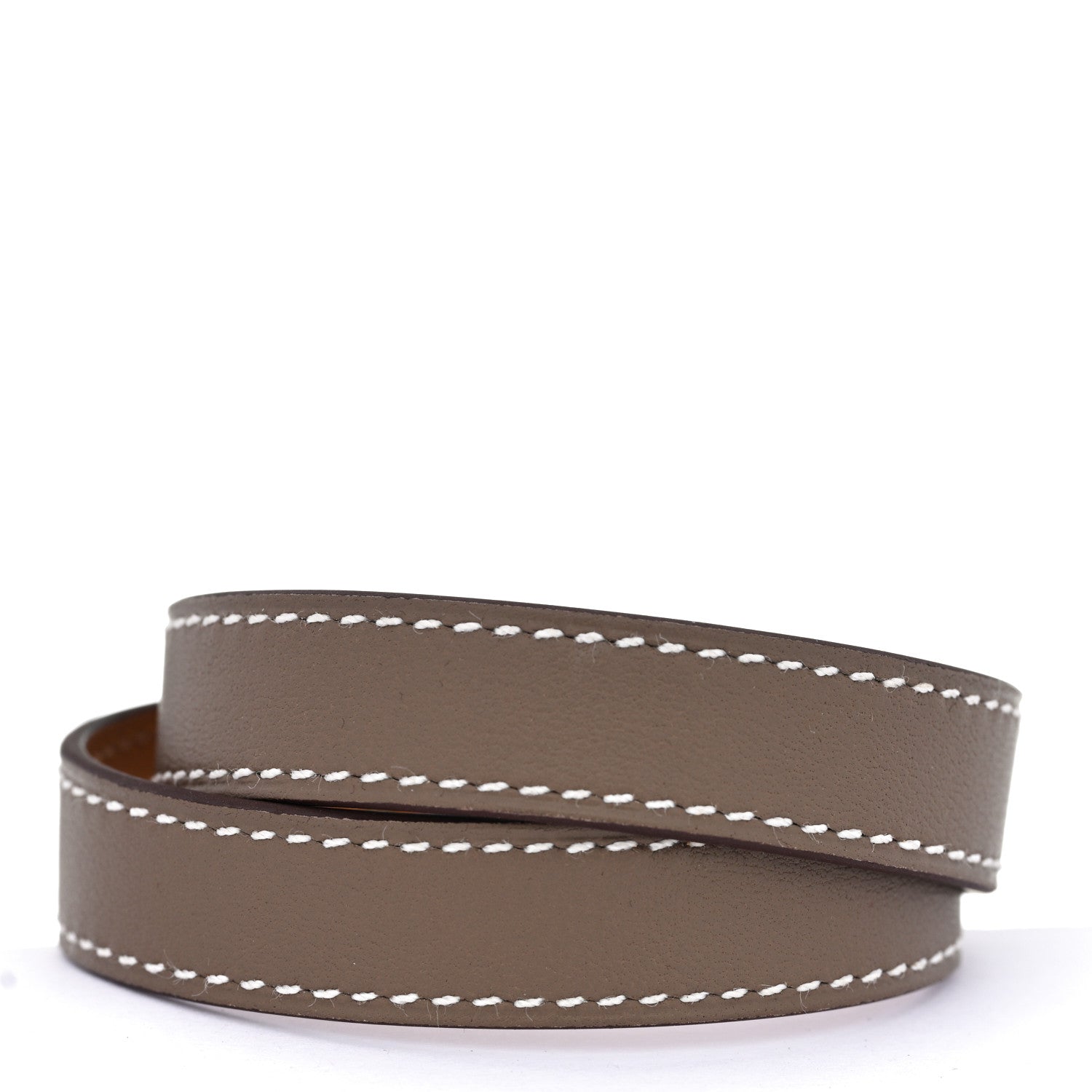 Hermes Swift Kelly Double Tour Bracelet T2 Etoupe 3 of 7