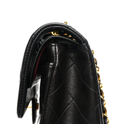 Chanel Lambskin Quilted Small Double Flap Black 13 of 16