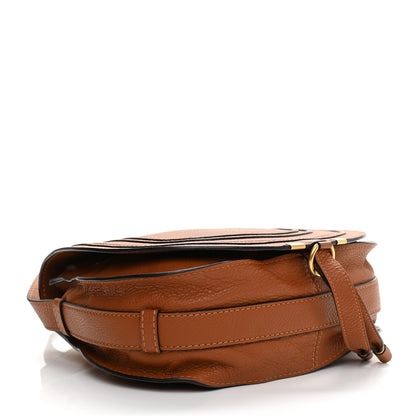 Chloe Calfskin Medium Marcie Round Crossbody Bag Tan 4 of 10
