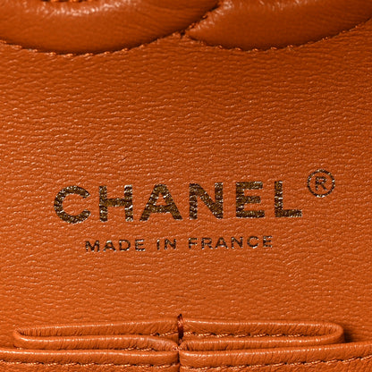 Chanel Caviar Quilted Medium Double Flap Light Brown 6 of 9