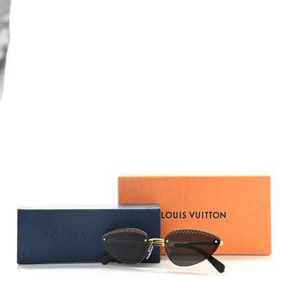 Louis Vuitton Monogram Cat Eye Z1438E Sunglasses Gold 10 of 10