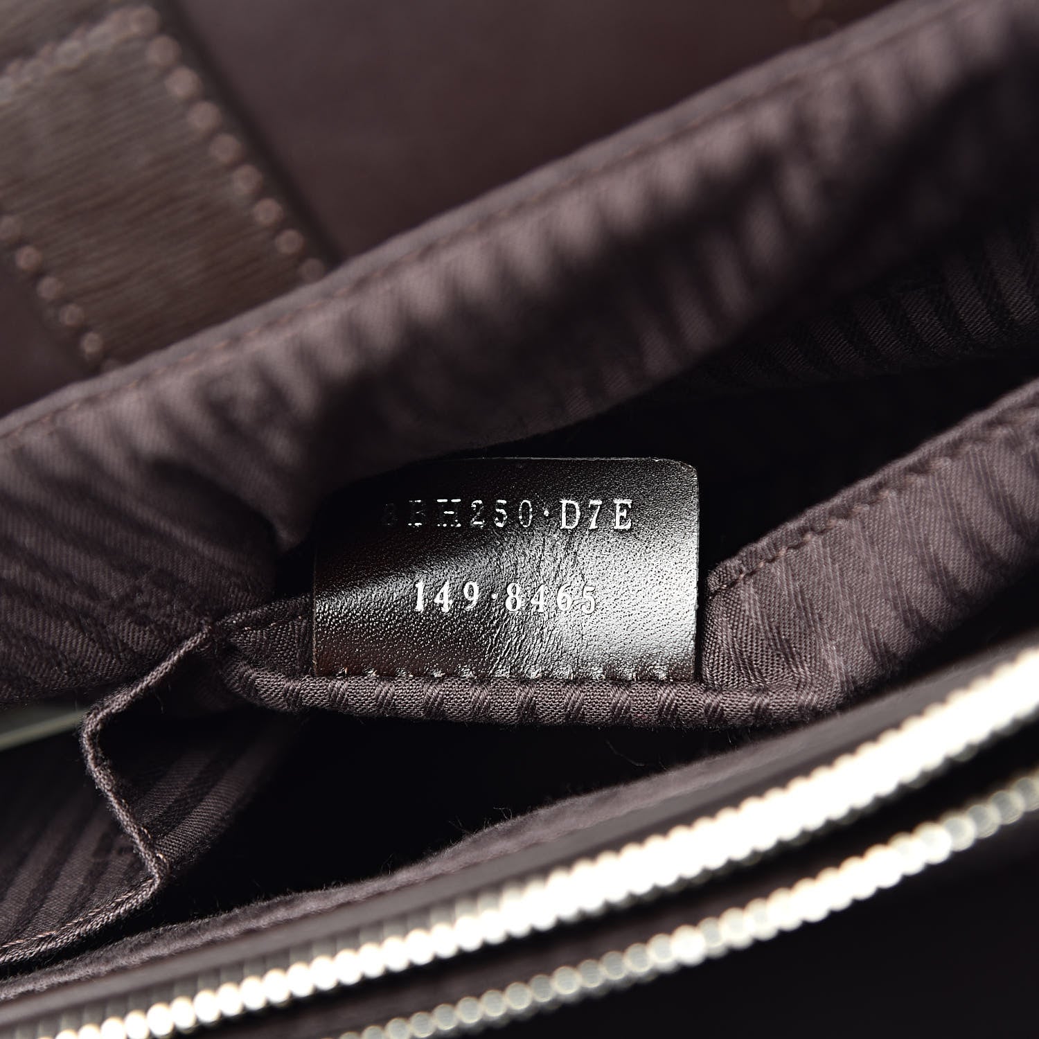 Fendi Vitello Elite Regular 2Jours Tote Caffe Noir 7 of 10