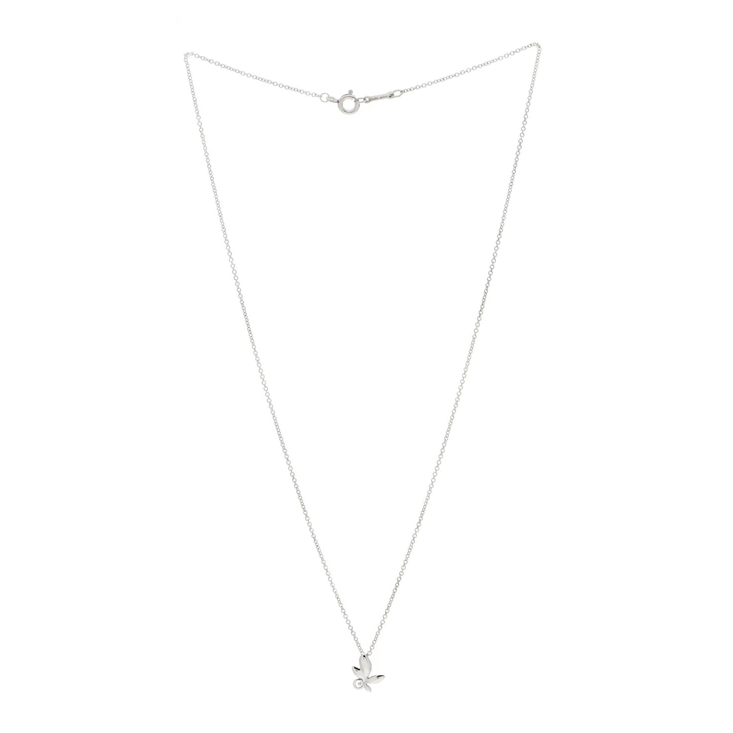 Sterling Silver Paloma Picasso Olive Leaf Pendant Necklace
