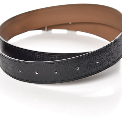 Hermes Polo Swift 32mm H Belt 90 Black Alezan 4 of 7