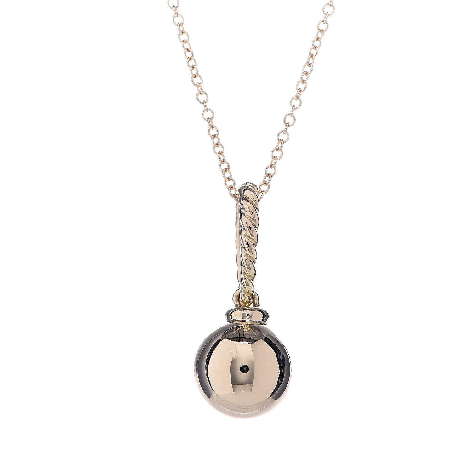 18K Yellow Gold Solari Drop Necklace
