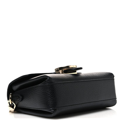 Gucci Dollar Calfskin Interlocking G Crossbody Bag Black 4 of 11