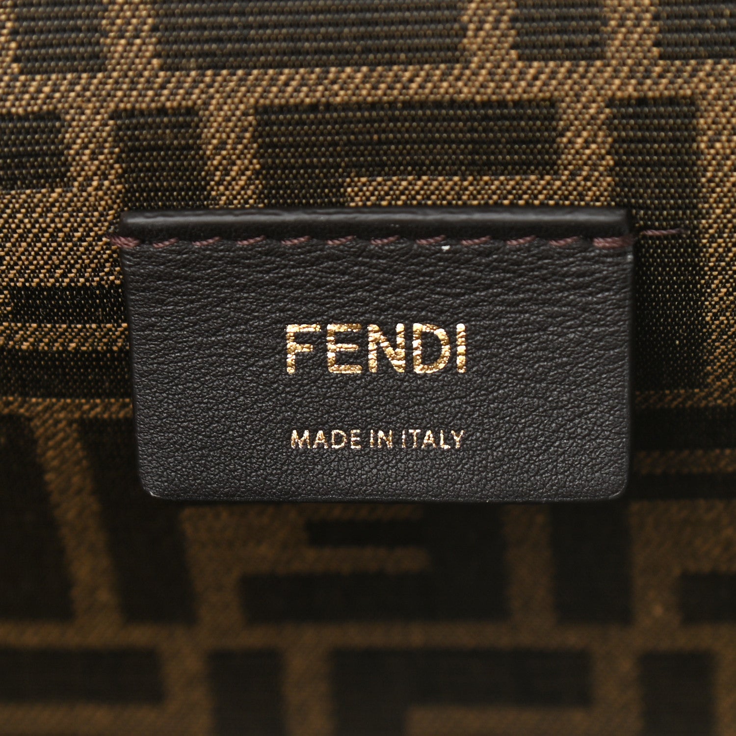 Fendi Shiny Nappa Small Fendi First Caramello 6 of 9
