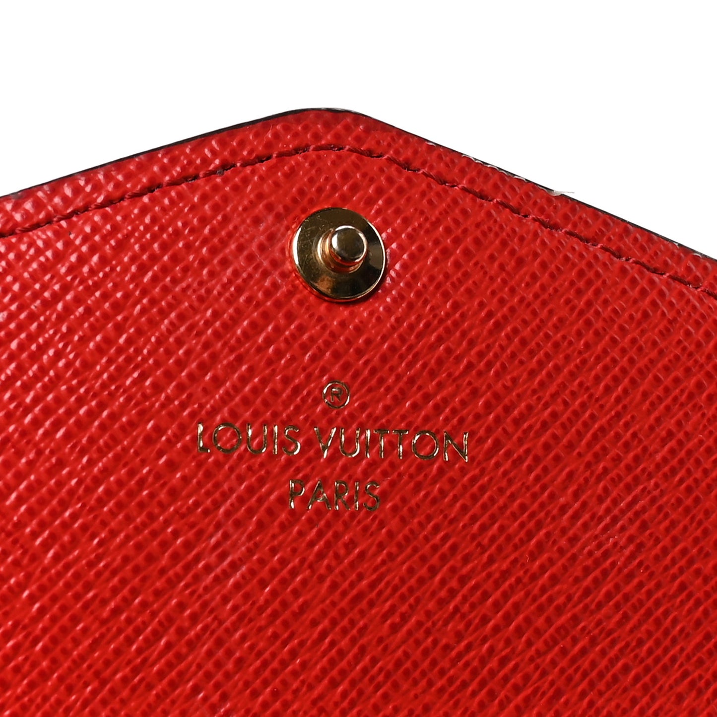 Monogram Sarah Wallet NM Coquelicot