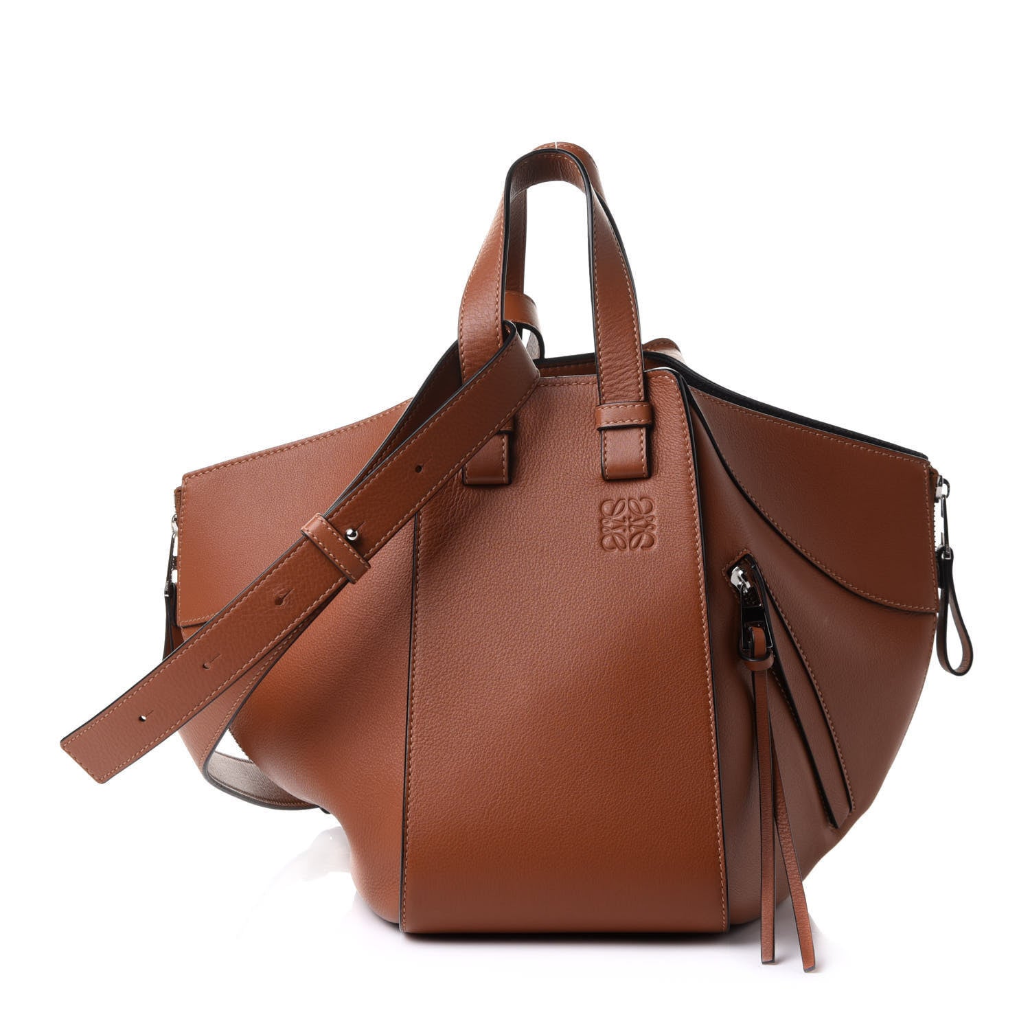 Loewe Calfskin Small Hammock Shoulder Bag Tan 1 of 12