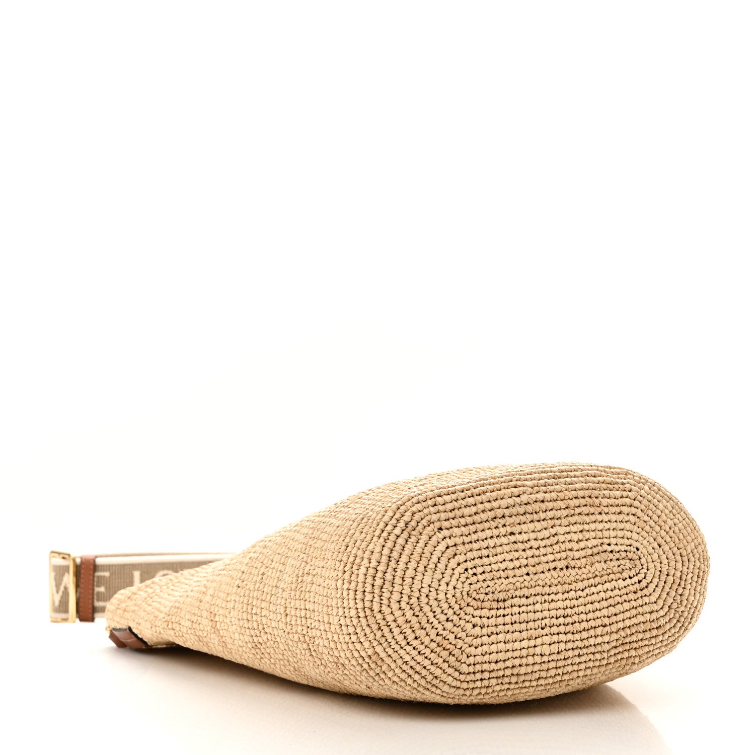 Loewe Raffia Mini Slit Tote Bag Natural Tan 4 of 9