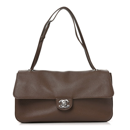 Chanel Grained Calfskin Small Souplissimo Maxi Flap Light Brown 1 of 11