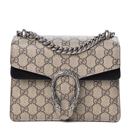 Gucci GG Supreme Monogram Mini Dionysus Shoulder Bag Black 1 of 12
