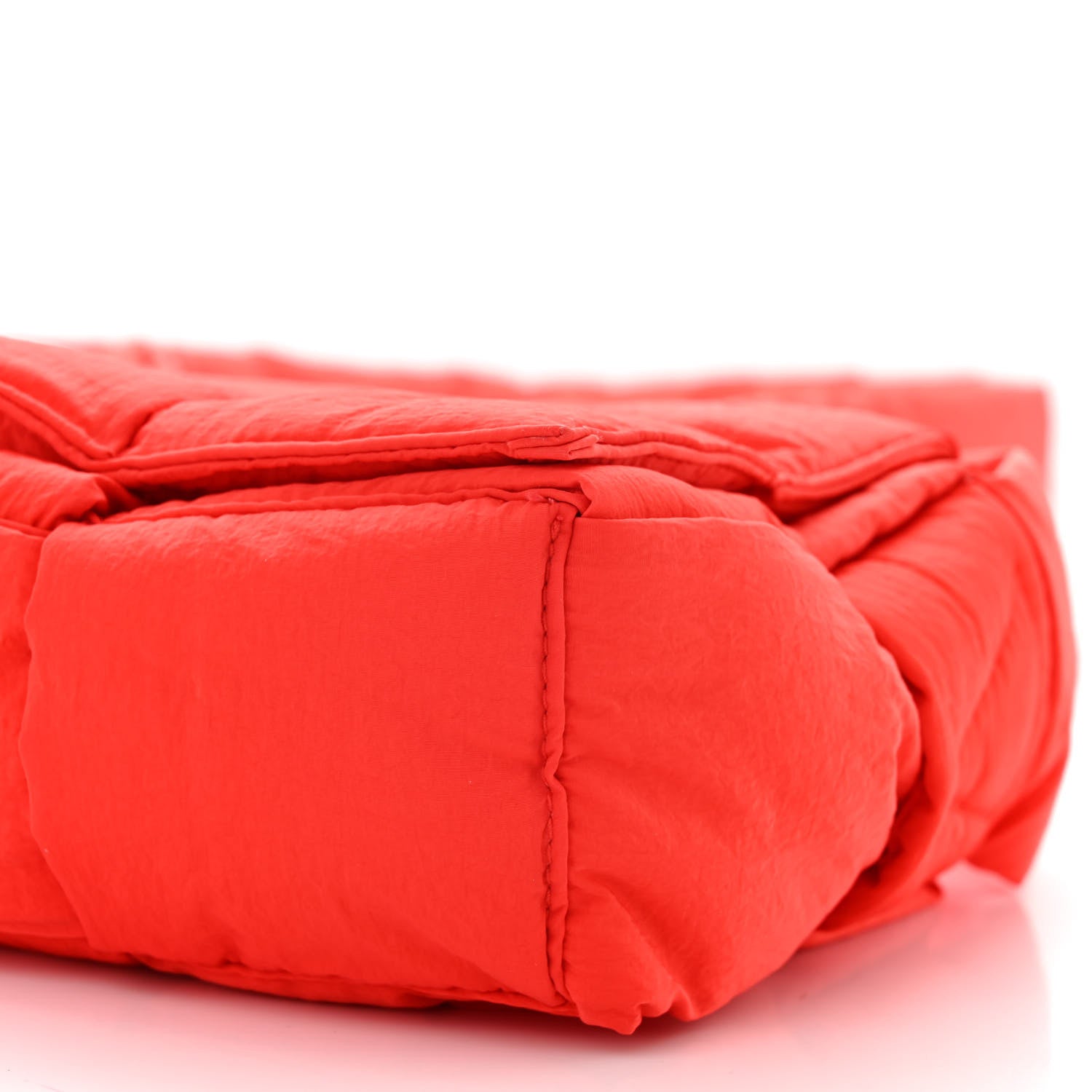 Bottega Veneta Nylon Intrecciato Padded Tech Cassette Bag Red 11 of 11