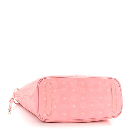 MCM Visetos Medium Liz Reversible Shopper Tote Pink 6 of 17