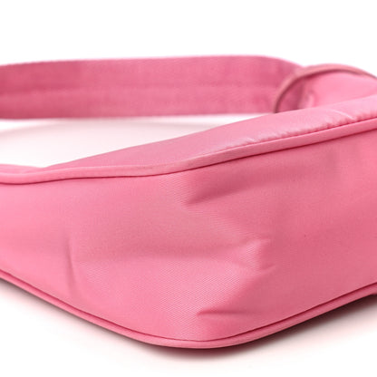 Prada Tessuto Nylon Mini Re-Edition 2000 Bag Begonia 5 of 14