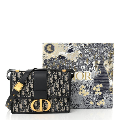 Christian Dior Oblique 30 Montaigne Flap Bag Blue 12 of 12