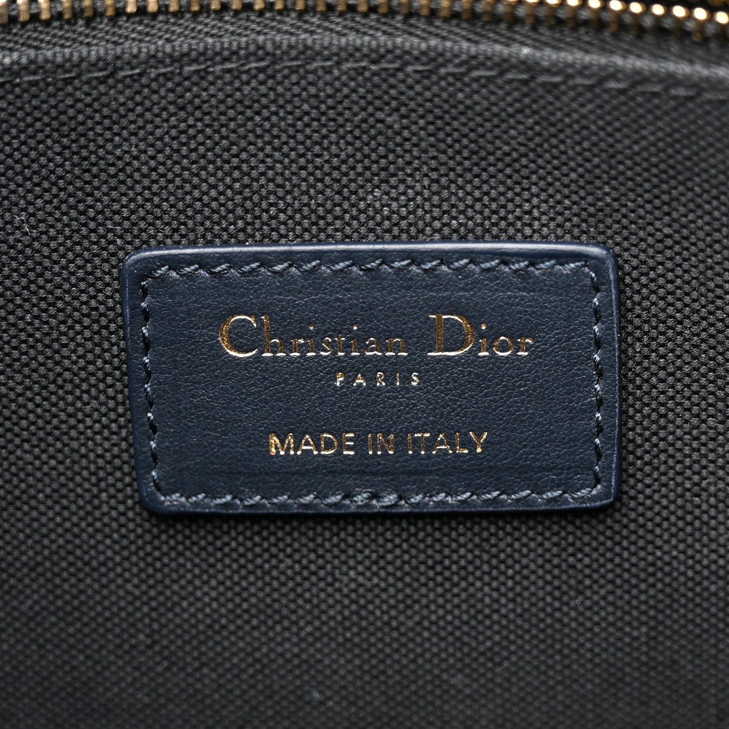 Christian Dior Oblique Calfskin Small Book Tote With Strap Blue Multicolor 7 of 11