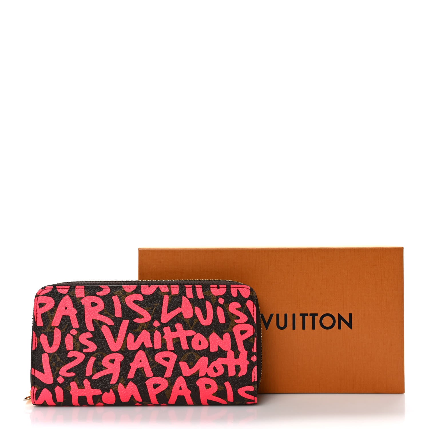 Louis Vuitton Monogram Graffiti Zippy Wallet Fuchsia 7 of 7