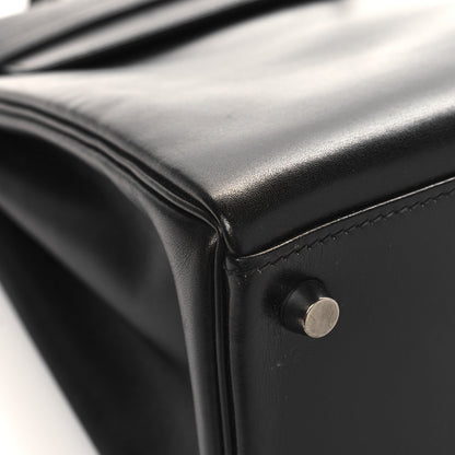 Hermes Box Kelly Retourne 32 Black 9 of 14