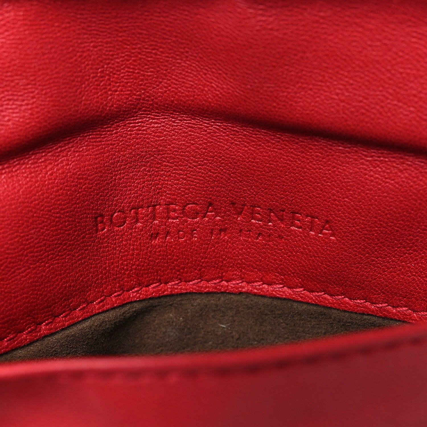 Bottega Veneta Nappa Intrecciato Small Chain Crossbody Red 8 of 11
