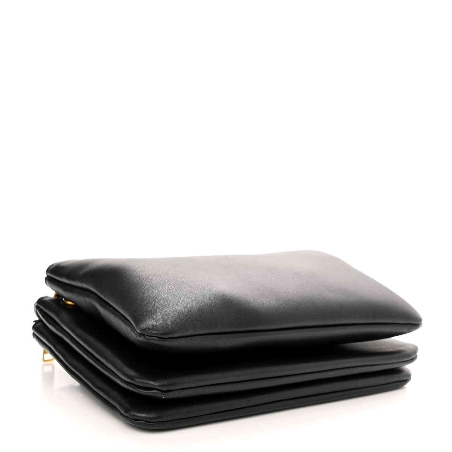 Celine Lambskin Small Trio Crossbody Bag Black 4 of 14