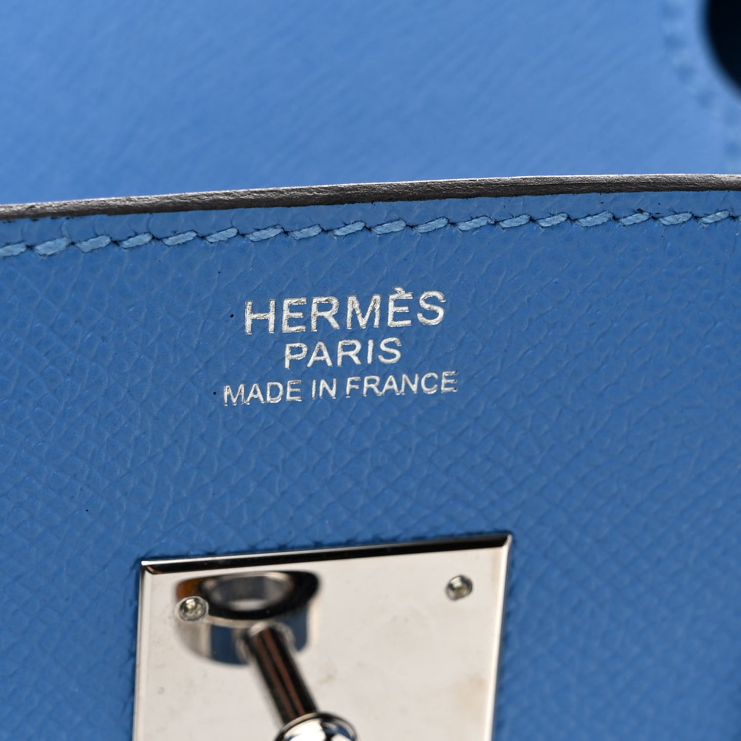Epsom Birkin 30 Bleu Paradis