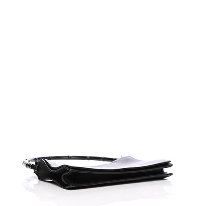 Gucci Calfskin Bamboo Shoulder Bag Black 3 of 4