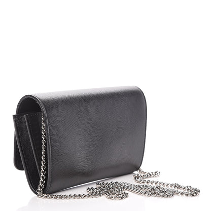 Fendi Vitello Cruise F is Fendi Wallet on Chain Black 3 of 10