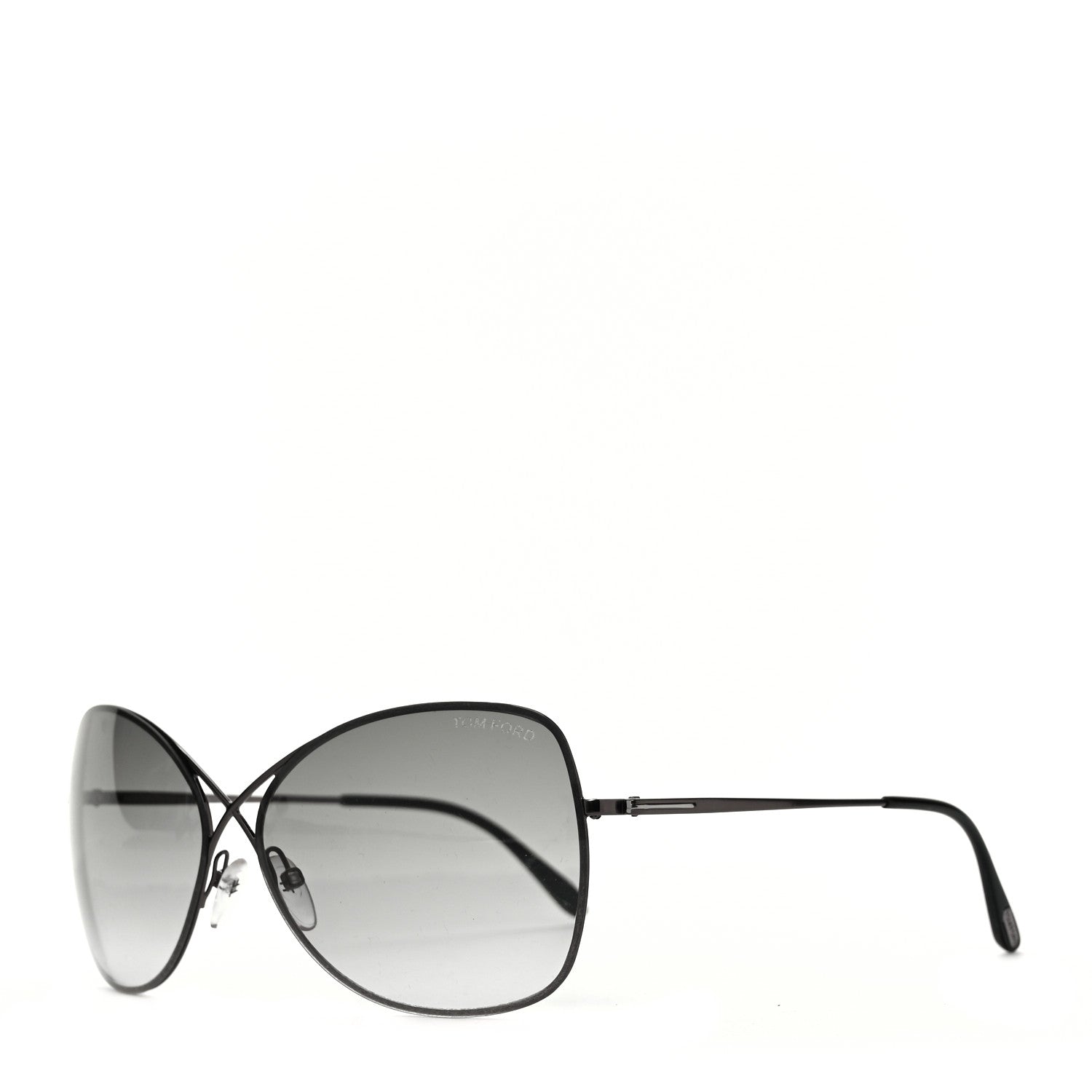 Tom Ford Colette Butterfly Sunglasses TF250 Gunmetal 1 of 9