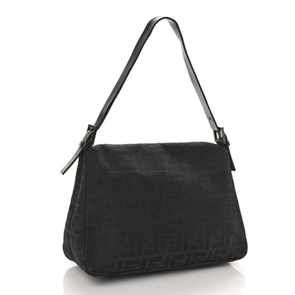 Fendi Zucchino Mama Baguette Black 3 of 11