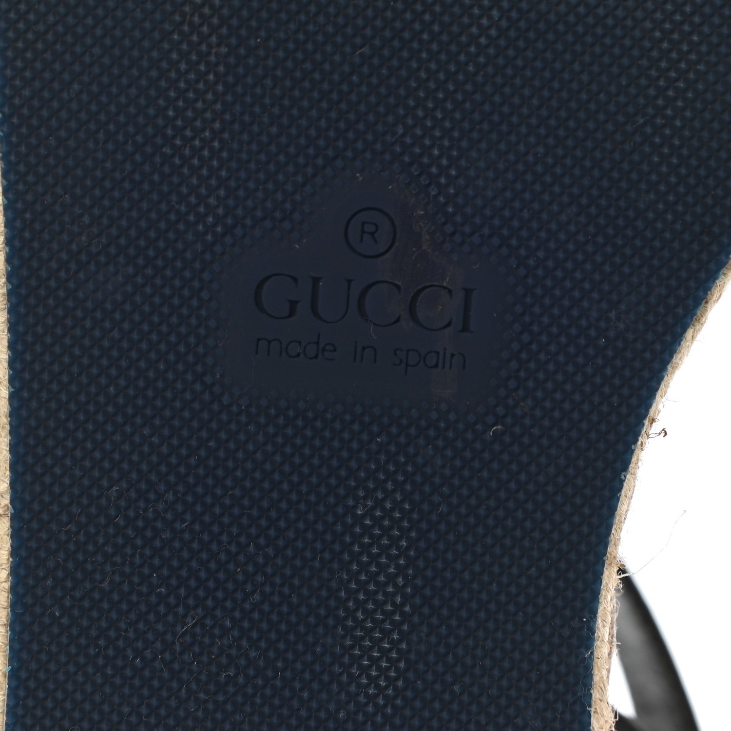 Gucci Cotton Malaga Kid Crochet Pearly GG Lilibeth Espadrille Platform Sandals 39.5 Black 6 of 8