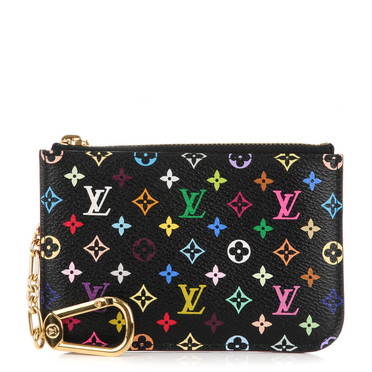 Monogram Multicolor Key Pouch Black Grenade