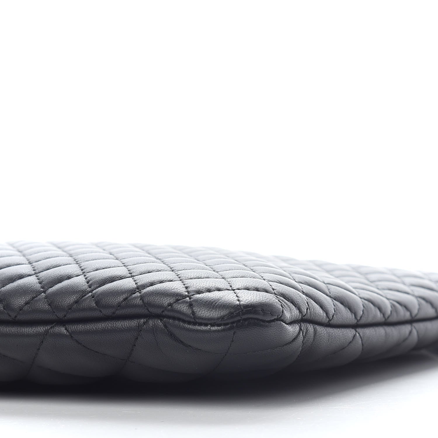 Chanel Lambskin Bi Quilted Large Cosmetic Case Black 8 of 8